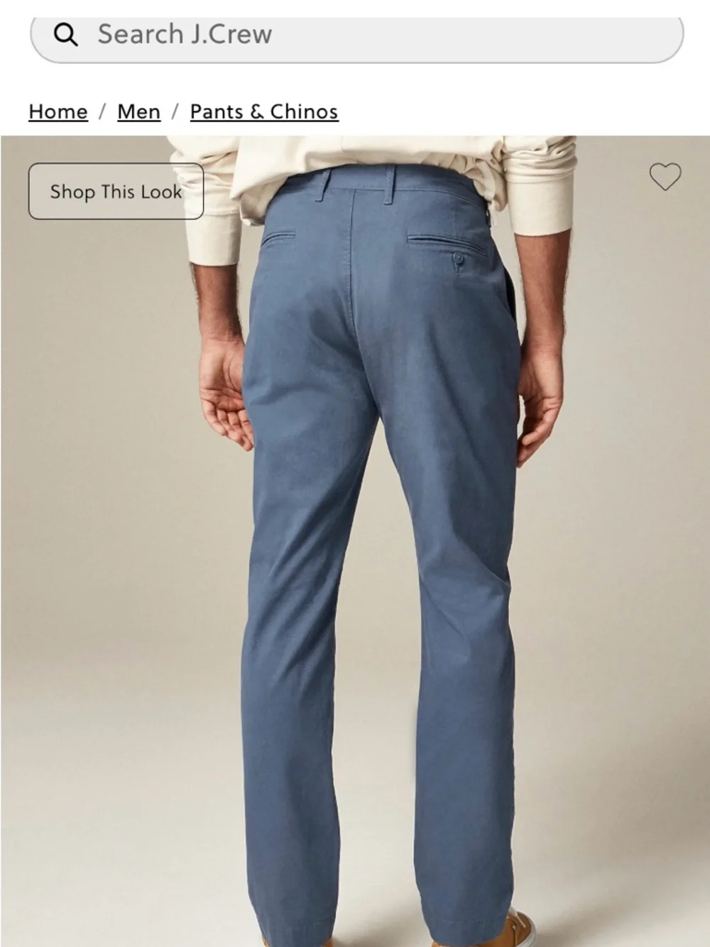 J. Crew Blue Men's 770 Chinos Size 32 - Picture 10 of 12